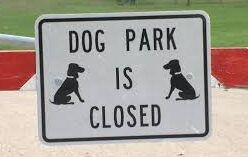 dog park closed till may
