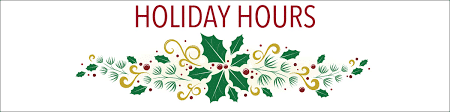holiday hours